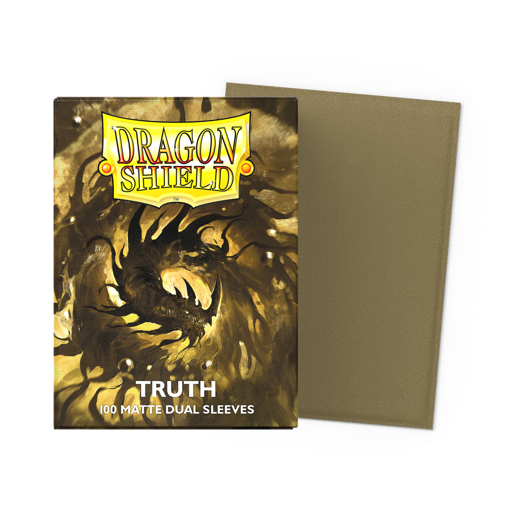 DRAGON SHIELD SLEEVES - STANDARD SIZE - MATTE DUAL - TRUTH (100 SLEEVES)