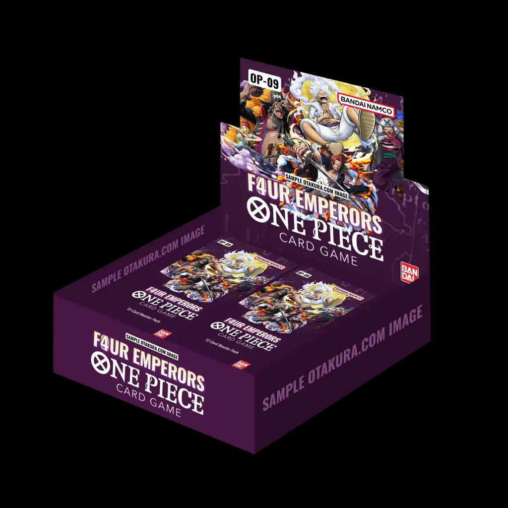 ONE PIECE CARD GAME BOOSTER DISPLAY OP09 -THE FOUR EMPERORS- (24 PACKS) - EN