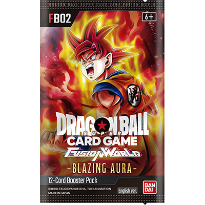 DRAGON BALL SUPER CARD GAME - FUSION WORLD BLAZING AURA BOOSTER - EN