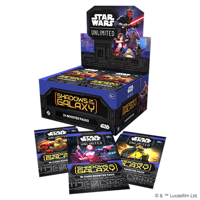 FFG - STAR WARS: UNLIMITED - SHADOWS OF THE GALAXY: BOOSTER DISPLAY (24 BOOSTER)