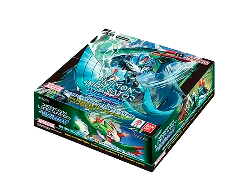 DIGIMON CARD GAME - EX-07 DIGIMON LIBERATOR BOOSTER DISPLAY (24 PACKS) - EN