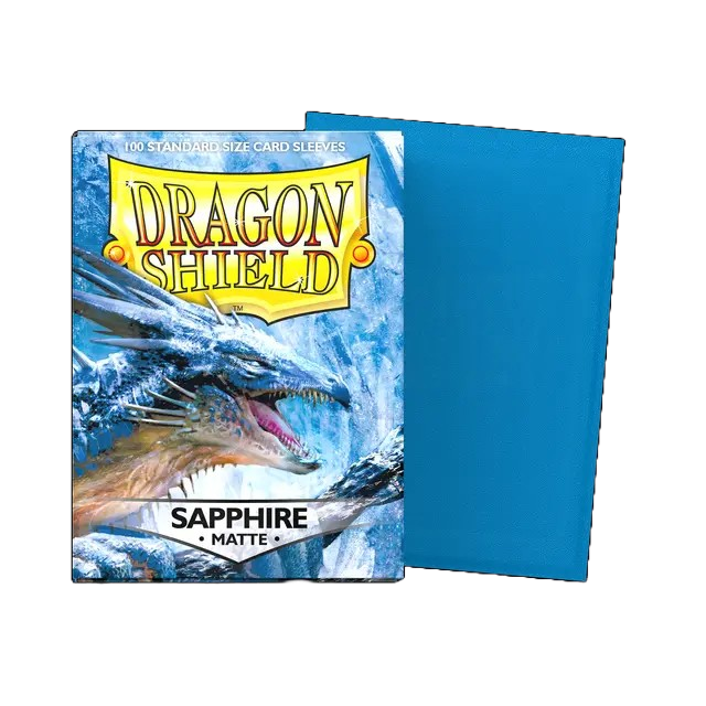 DRAGON SHIELD STANDARD SLEEVES - MATTE SAPPHIRE (100 SLEEVES)