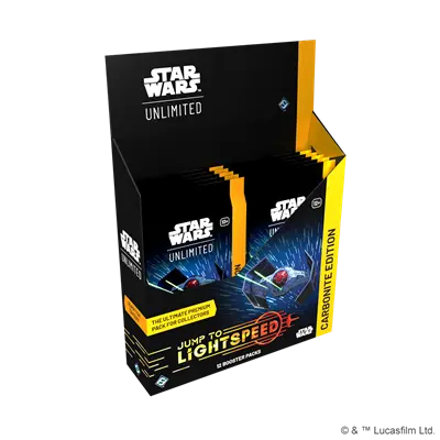 FFG - Star Wars: Unlimited - Jump to Lightspeed Carbonite Booster Display (12 Booster)