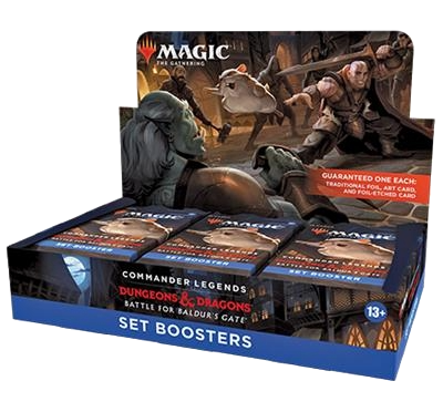 MTG - COMMANDER LEGENDS BALDUR'S GATE SET BOOSTER DISPLAY (18 PACKS)