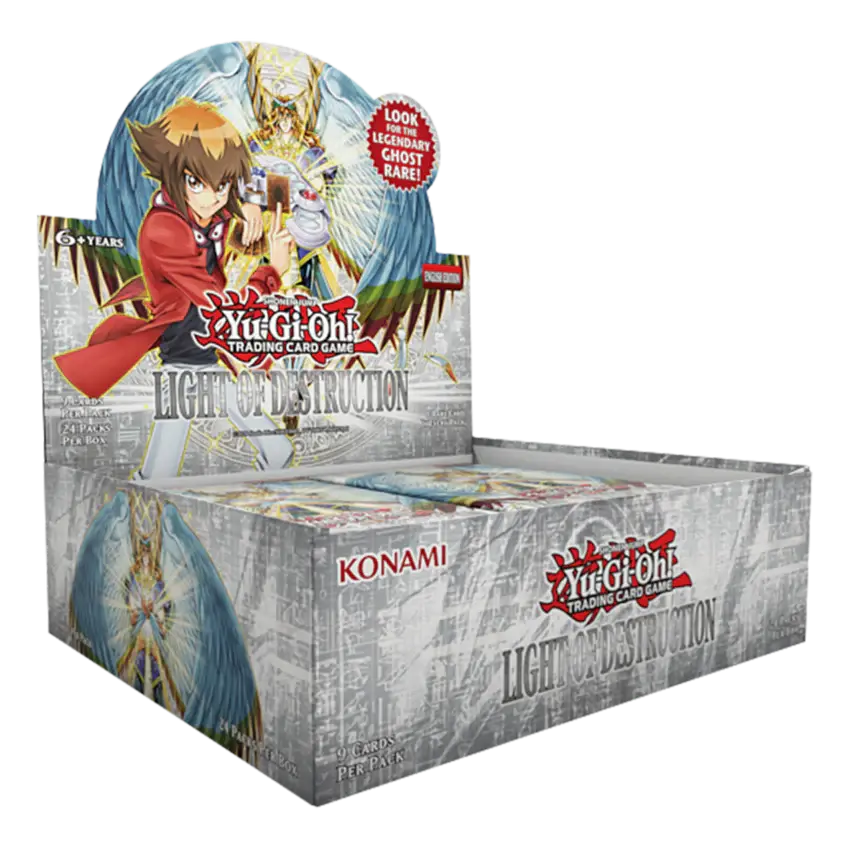 YGO - Light of Destruction Unlimited Reprint Booster Display (24 Packs)