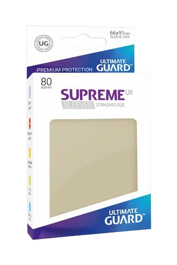 Ultimate Guard Supreme UX Sleeves Fundas de Cartas Tamaño Estándar Beige (80)