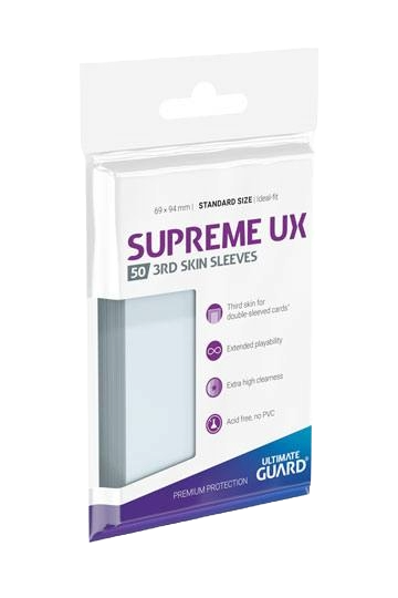 Ultimate Guard Supreme UX 3rd Skin Sleeves Tamaño Estándar Transparente (50)