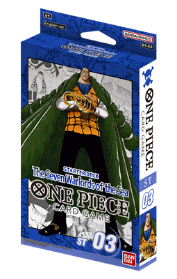 ONE PIECE CARD GAME - THE SEVEN WARLORDS OF THE SEA STARTER DECK ST03 