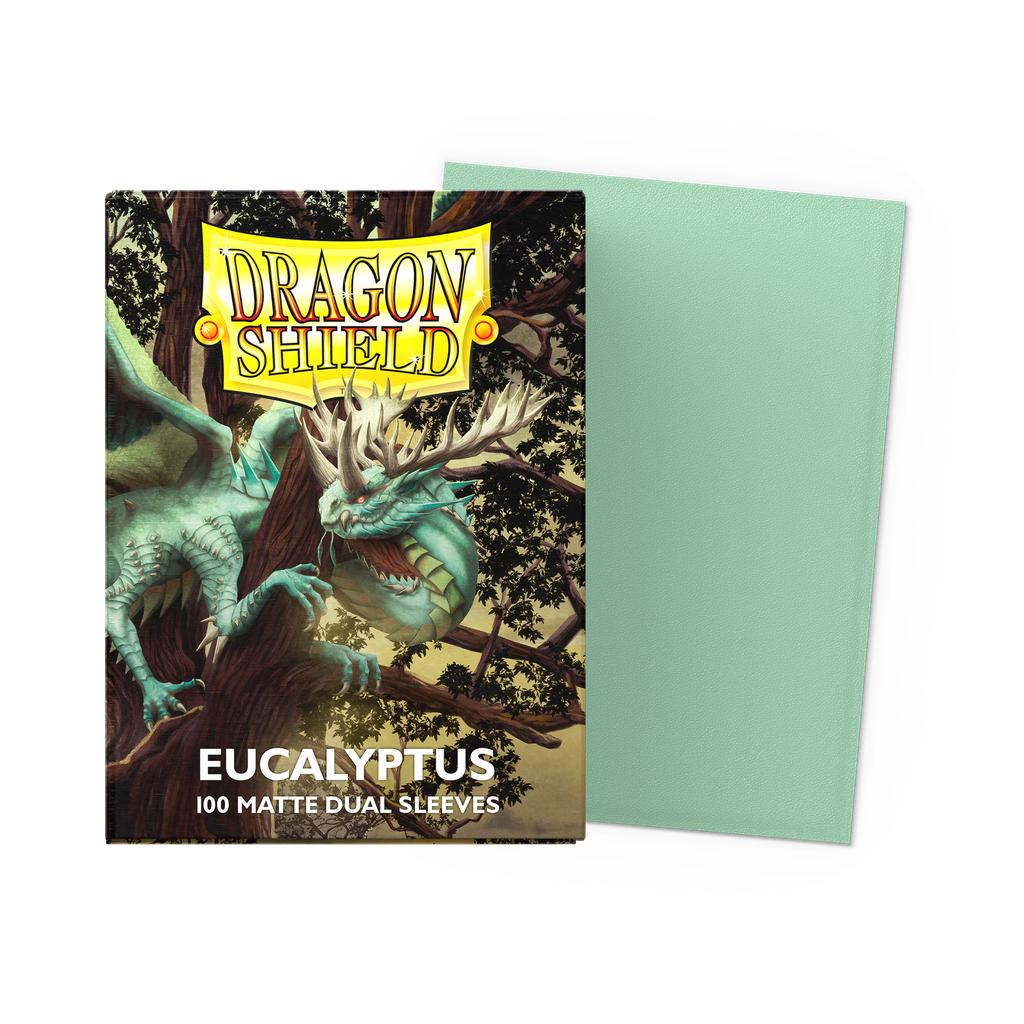 DRAGON SHIELD DUAL MATTE SLEEVES - EUCALYPTUS 'LEHEL' (100 SLEEVES)