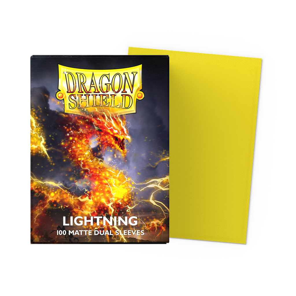 DRAGON SHIELD DUAL MATTE SLEEVES - LIGHTNING 'AILIA' (100 SLEEVES)