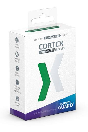 Ultimate Guard Cortex Sleeves Tamaño Estándar Verde Mate (100)
