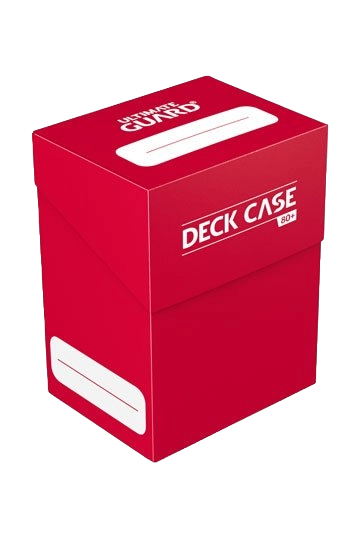 Ultimate Guard Deck Case 80+ Caja de Cartas Tamaño Estándar Rojo