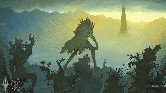 UP - The Lord of the Rings Tales of Middle-earth Playmat 6 - Featuring Treebeard for MTG