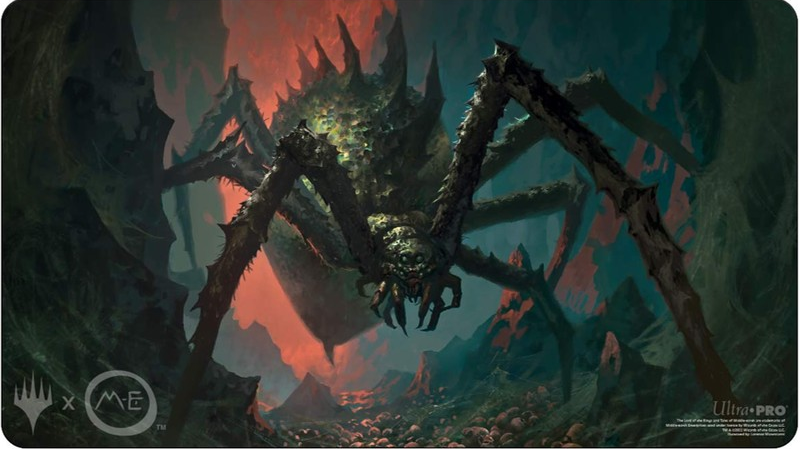 UP - The Lord of the Rings Tales of Middle-earth Playmat 8 - Featuring Shelob for MTG