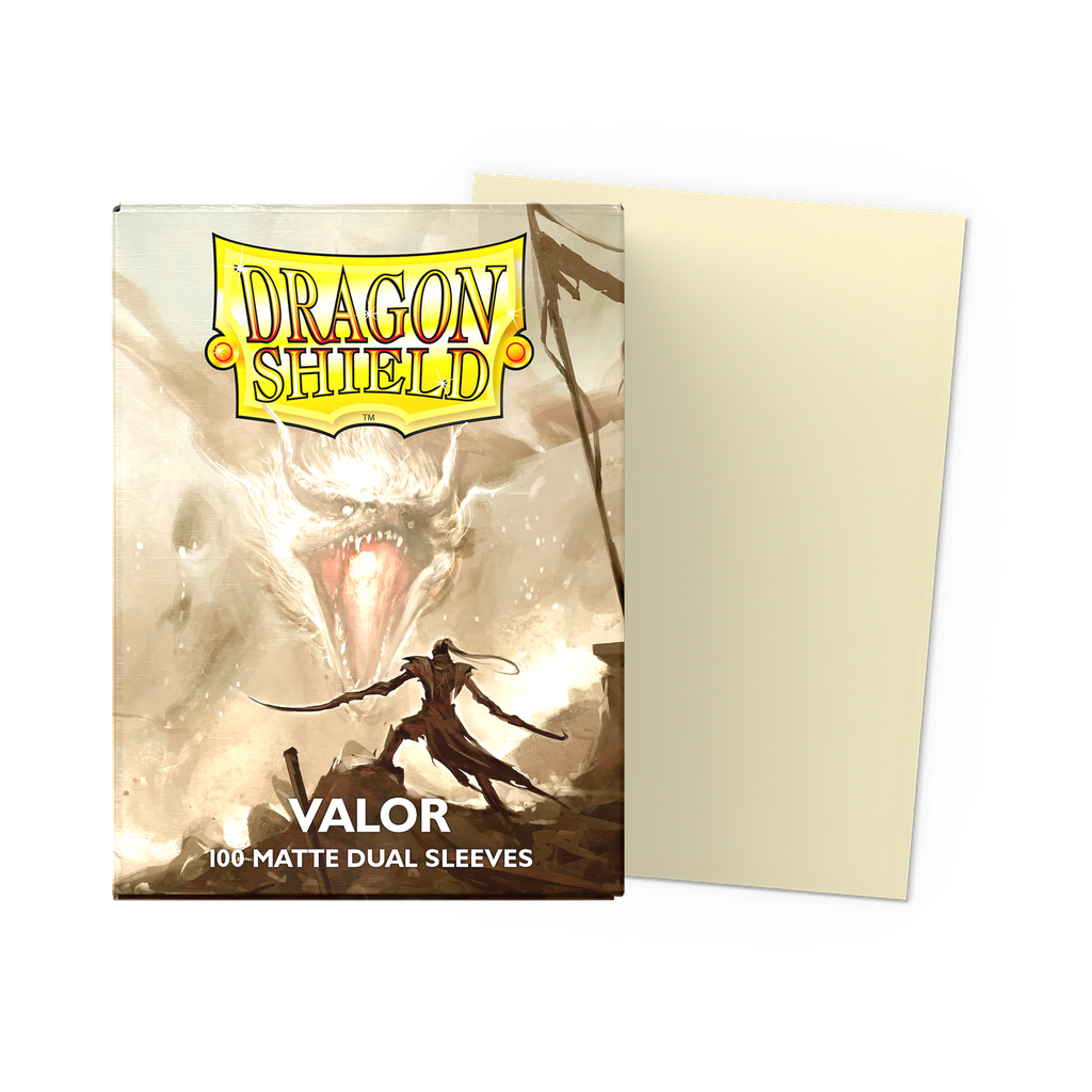 DRAGON SHIELD DUAL MATTE SLEEVES - VALOR (100 SLEEVES)