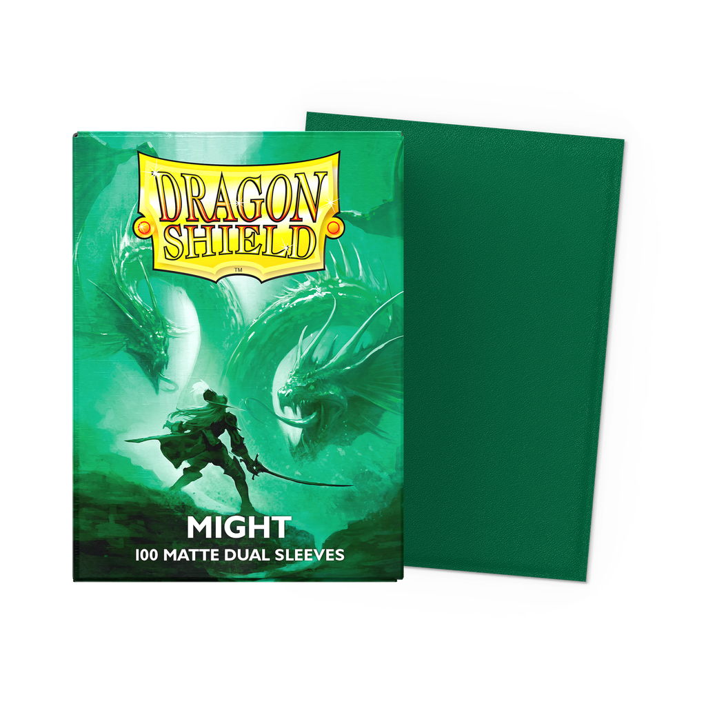 DRAGON SHIELD DUAL MATTE SLEEVES - MIGHT (100 SLEEVES)