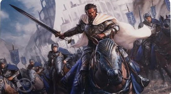 UP - THE LORD OF THE RINGS TALES OF MIDDLE-EARTH PLAYMAT 1 - FEATURING ARAGORN FOR MTG