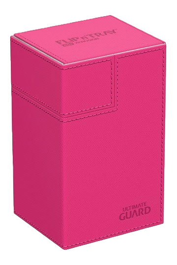 Ultimate Guard Flip´n´Tray Deck Case 80+ Tamaño Estándar XenoSkin Fucsia