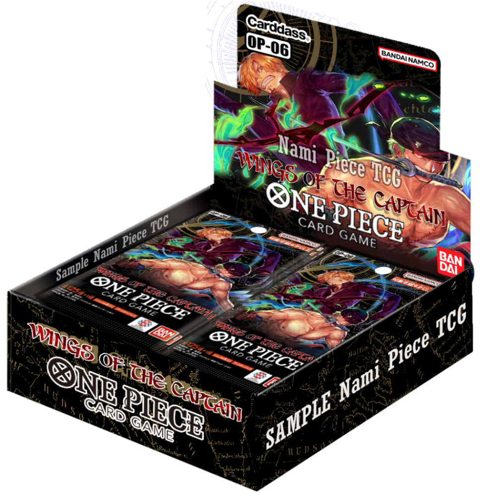 ONE PIECE CARD GAME OP06 - WINGS OF THE CAPTAIN - BOOSTER DISPLAY (24 PACKS) - EN