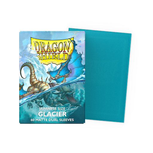 [AT-15131] DRAGON SHIELD JAPANESE SIZE MATTE DUAL SLEEVES - GLACIER MINIOM (60 SLEEVES)