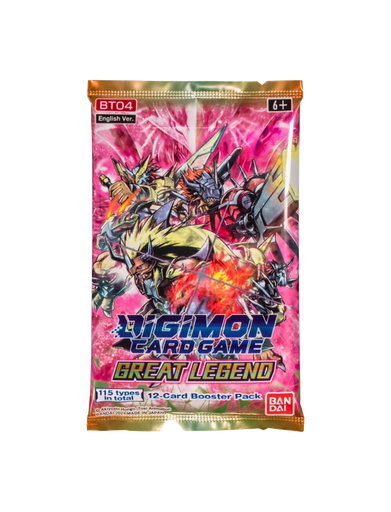 [BTBP04] DIGIMON CARD GAME - BT04 GREAT LEGEND BOOSTER