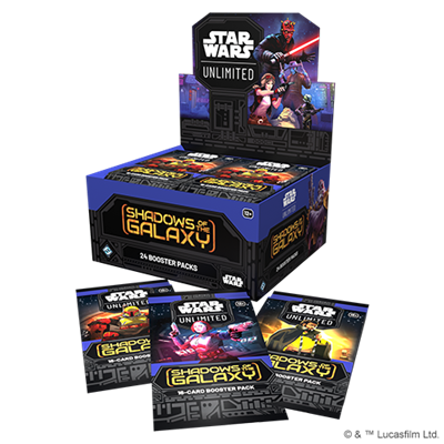 [105813] FFG - STAR WARS: UNLIMITED - SHADOWS OF THE GALAXY: BOOSTER DISPLAY (24 BOOSTER)