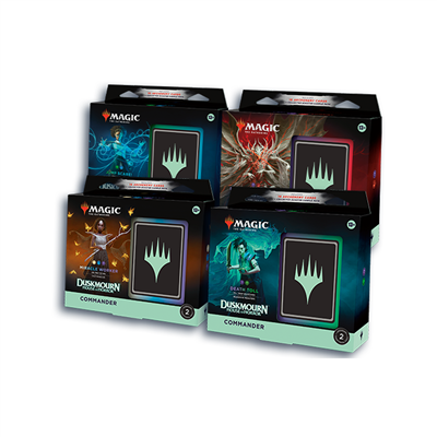 [113764] MTG - Duskmourn: House of Horrors Commander Deck Display (4 Decks)