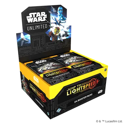 FFG - Star Wars: Unlimited - Jump to Lightspeed Booster Display (24 Booster)