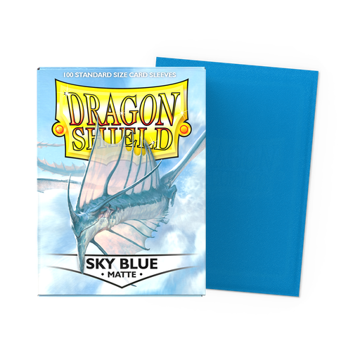 [AT-11019] DRAGON SHIELD STANDARD SLEEVES - MATTE SKY BLUE (100 SLEEVES)