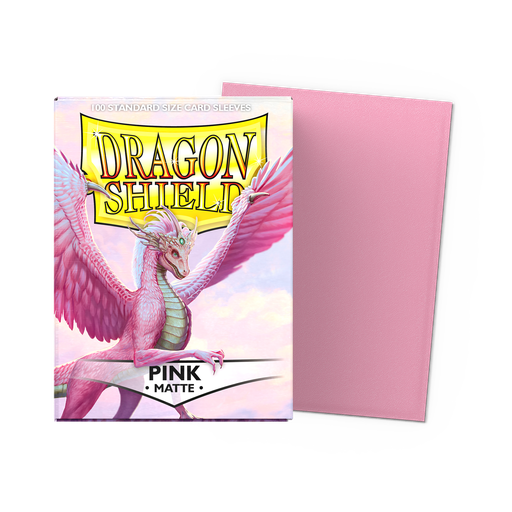 [1027] DRAGON SHIELD STANDARD SLEEVES - MATTE PINK (100 SLEEVES)