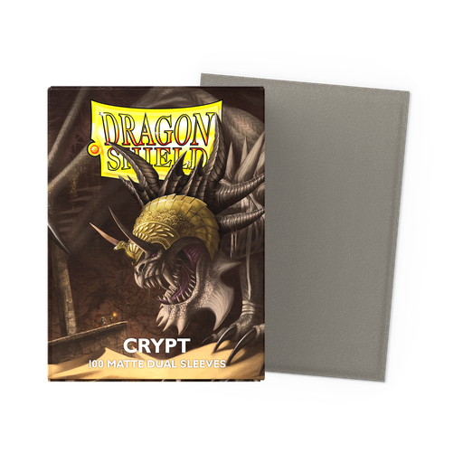 [77706] DRAGON SHIELD STANDARD MATTE DUAL SLEEVES - CRYPT NEONEN (100 SLEEVES)