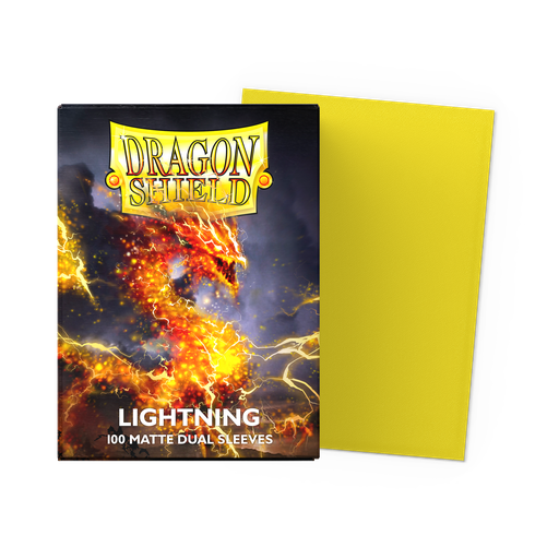 [57918] DRAGON SHIELD DUAL MATTE SLEEVES - LIGHTNING 'AILIA' (100 SLEEVES)