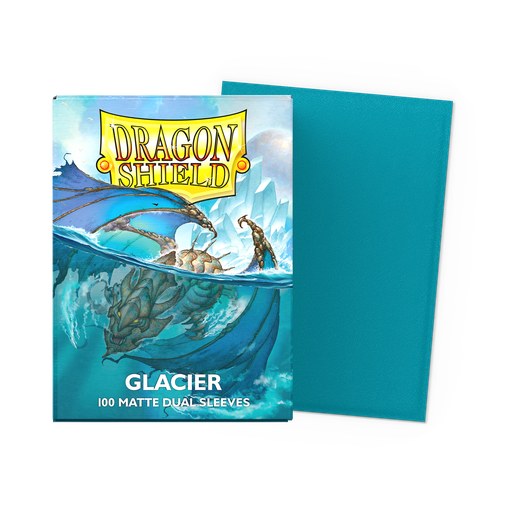 [77705] DRAGON SHIELD STANDARD MATTE DUAL SLEEVES - GLACIER MINIOM (100 SLEEVES)