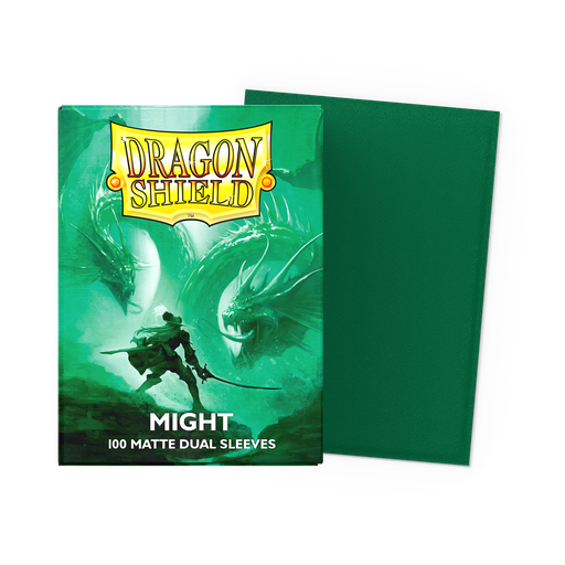 [96777] DRAGON SHIELD DUAL MATTE SLEEVES - MIGHT (100 SLEEVES)