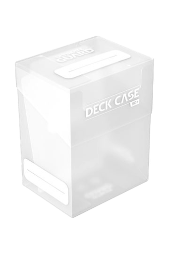 [UGD010251] Ultimate Guard Deck Case 80+ Caja de Cartas Tamaño Estándar Transparente