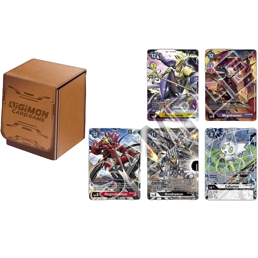 [93420] DIGIMON CARD GAME DECK BOX SET (BROWN)