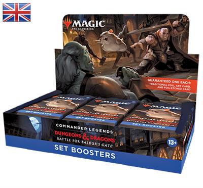 [80770] MTG - COMMANDER LEGENDS BALDUR'S GATE SET BOOSTER DISPLAY (18 PACKS) - EN